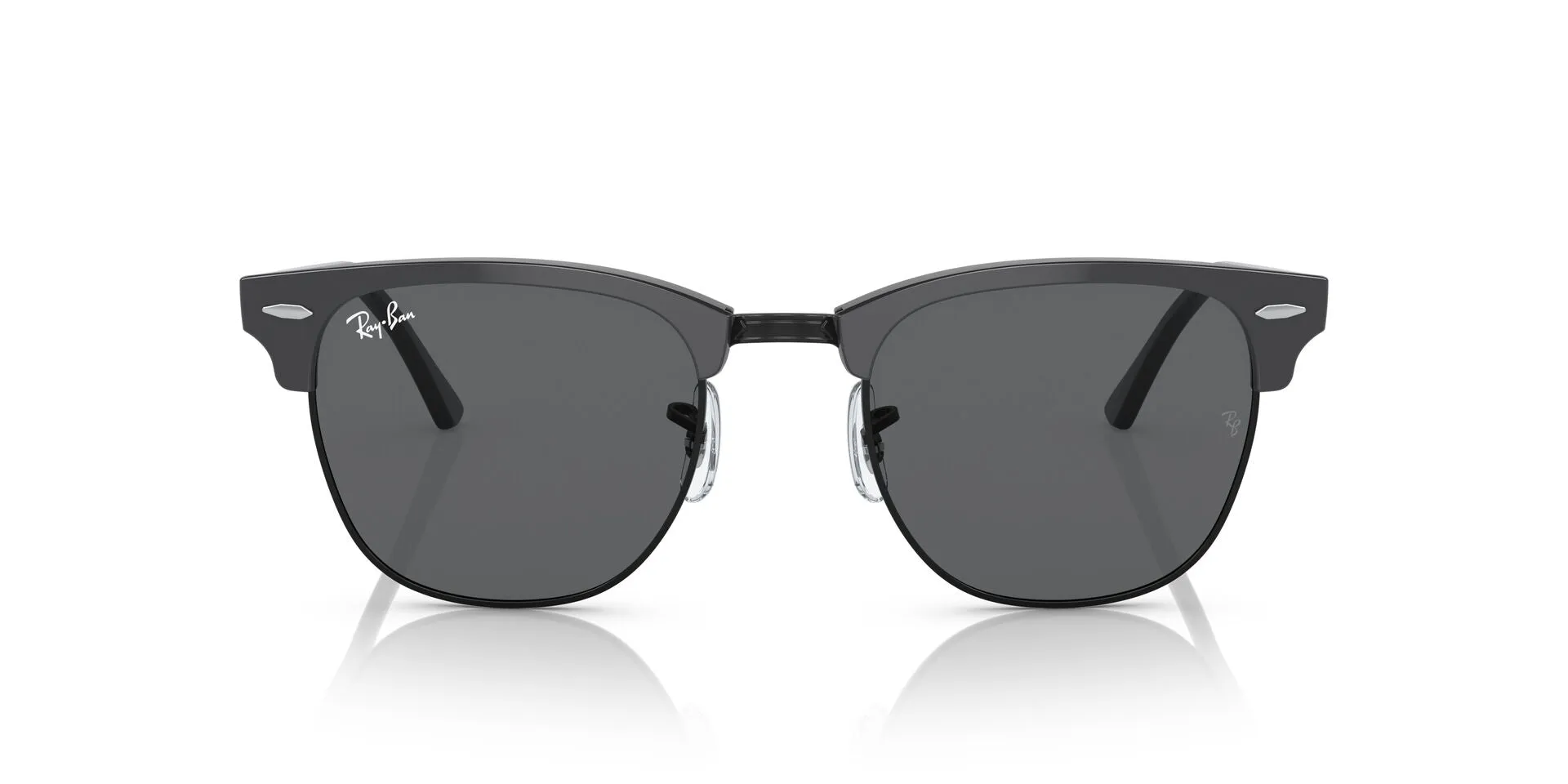 Ray-Ban New Clubmaster Sunglass Grey On Black / Dark Grey