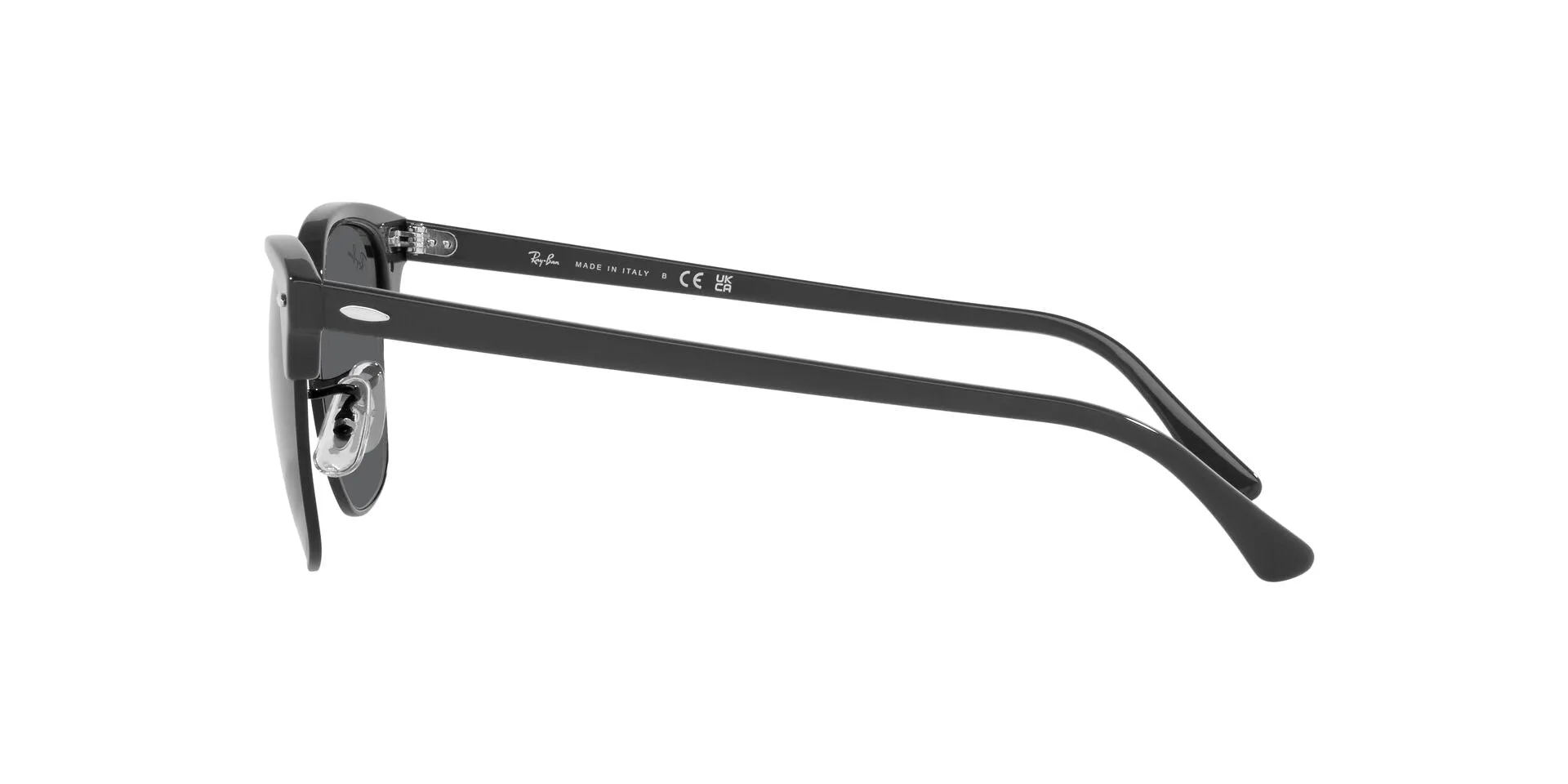 Ray-Ban New Clubmaster Sunglass Grey On Black / Dark Grey