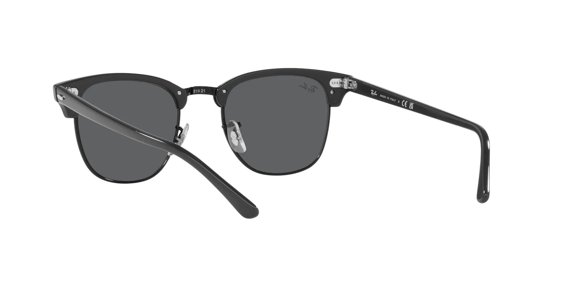 Ray-Ban New Clubmaster Sunglass Grey On Black / Dark Grey