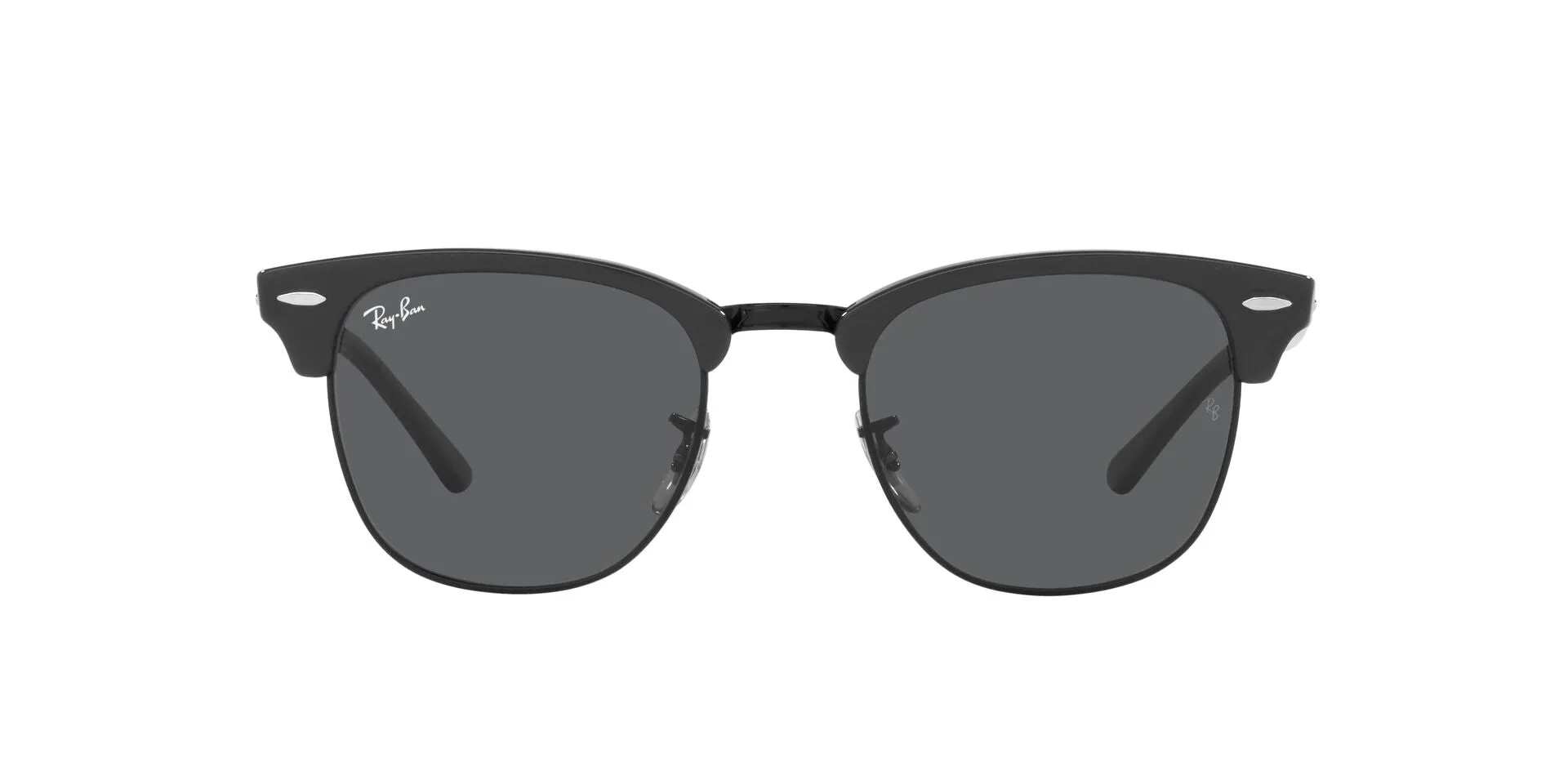 Ray-Ban New Clubmaster Sunglass Grey On Black / Dark Grey
