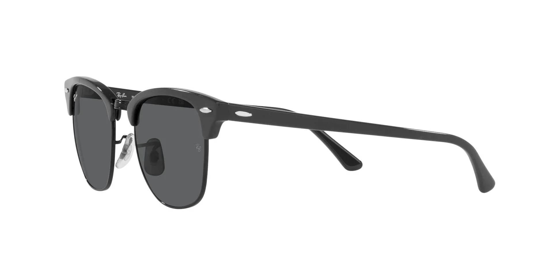 Ray-Ban New Clubmaster Sunglass Grey On Black / Dark Grey
