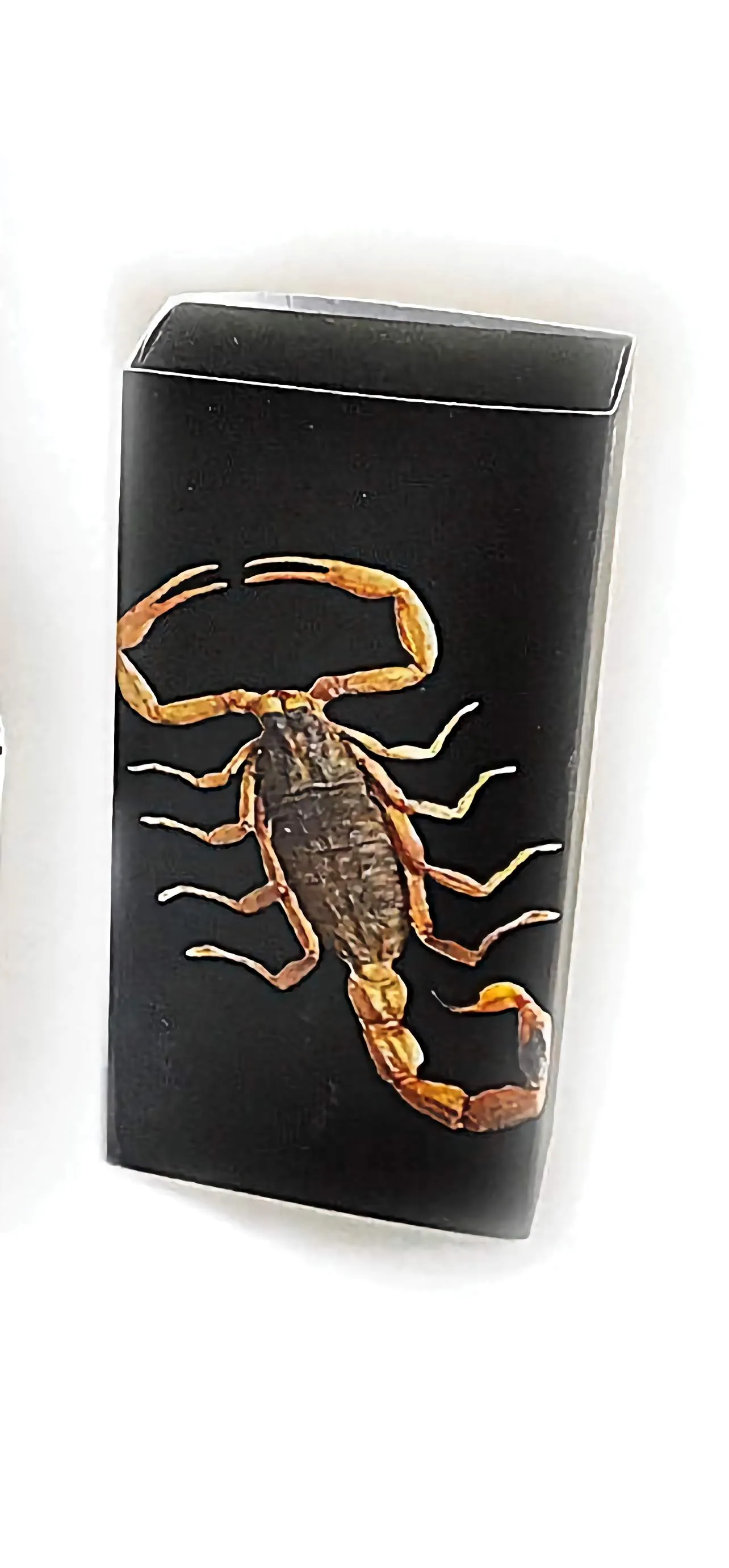 Real Bark Scorpion Necklace Heart Shaped Glows In The Dark Real Nature Gift