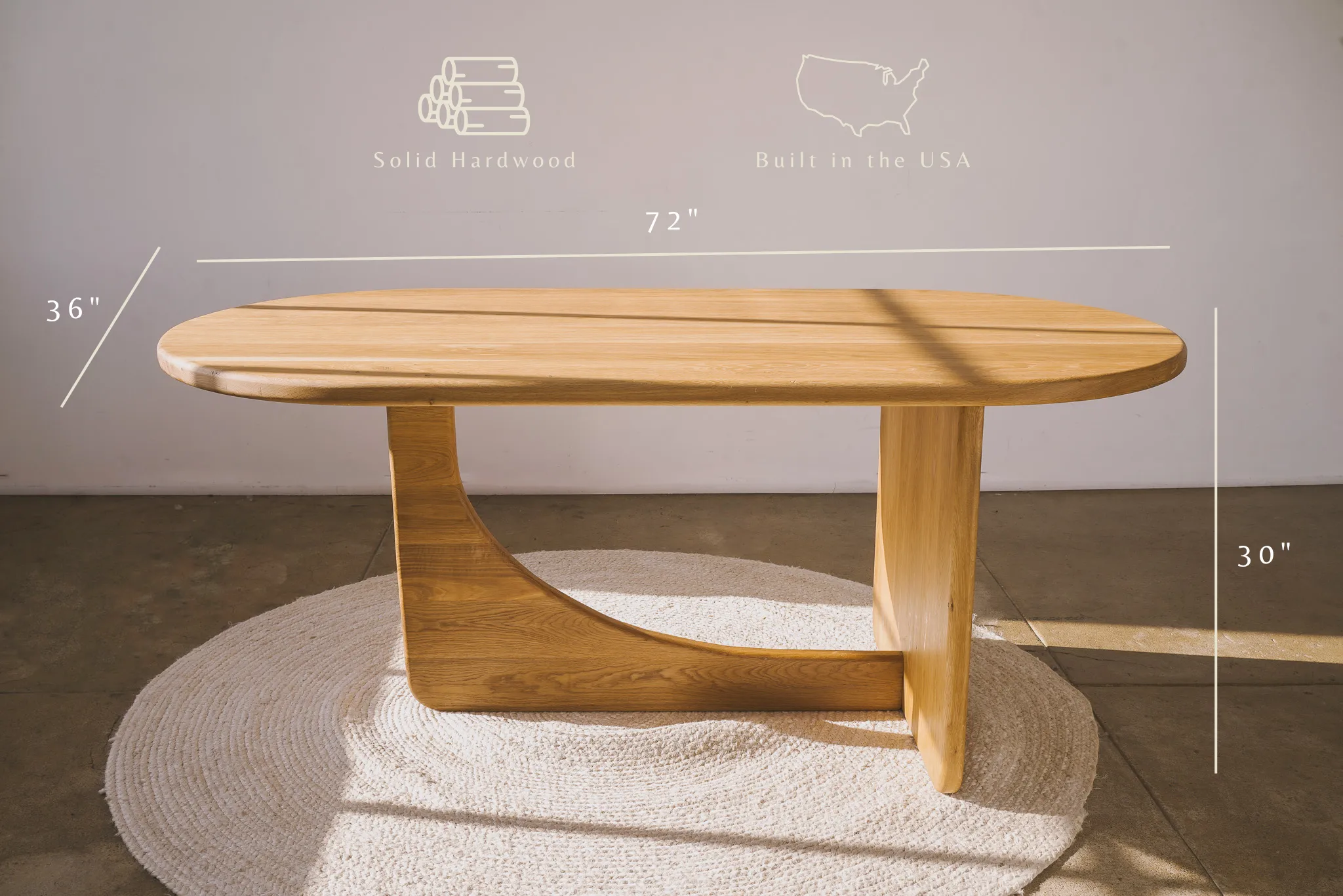 Repose Modern Dining Table