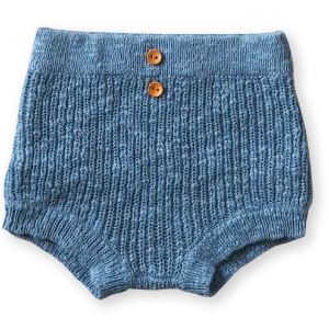 Ribbed Bloomers - Cornflower