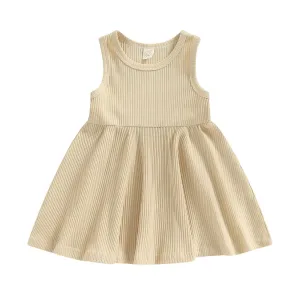 Ribbed Dress | Sand