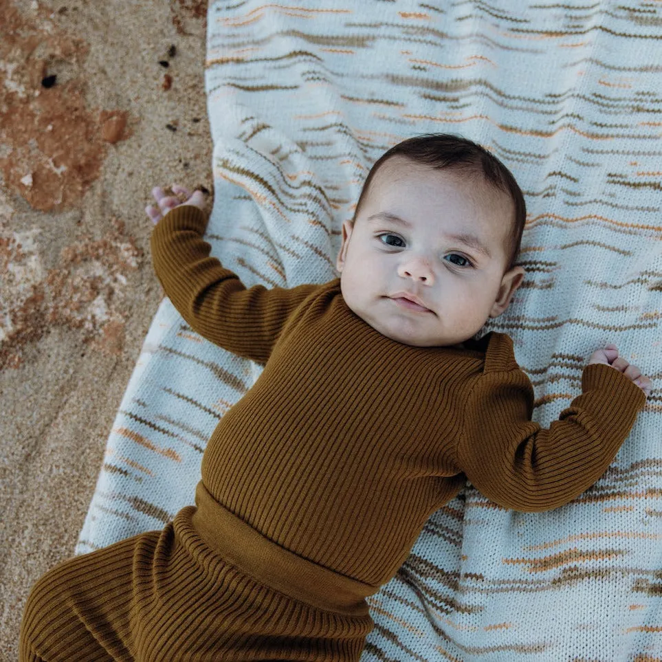 Ribbed Essential Bodysuit - Moss