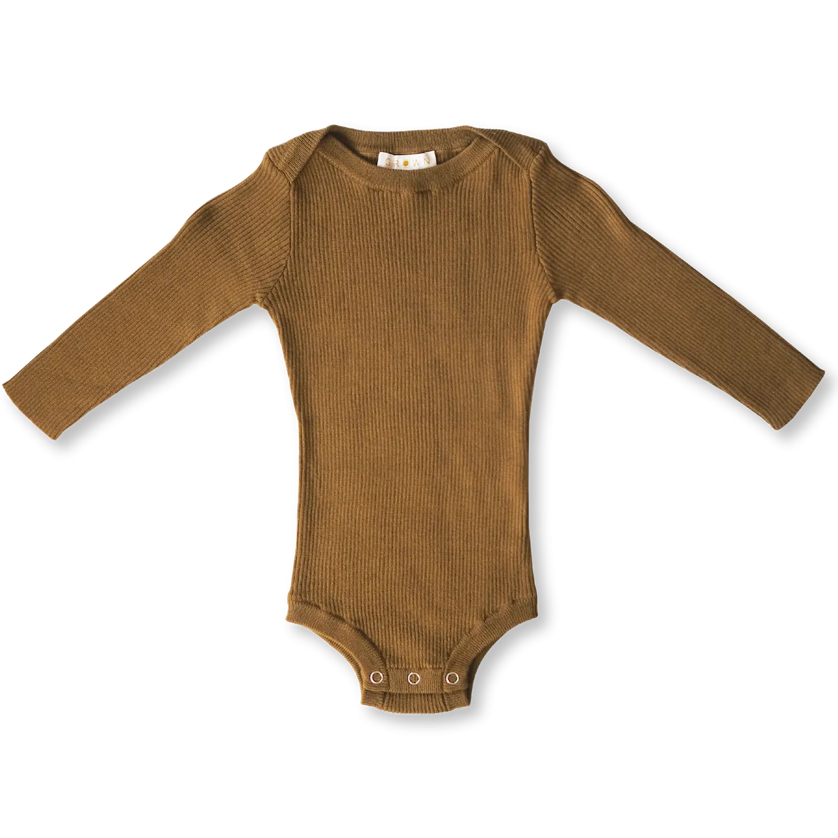 Ribbed Essential Bodysuit - Moss