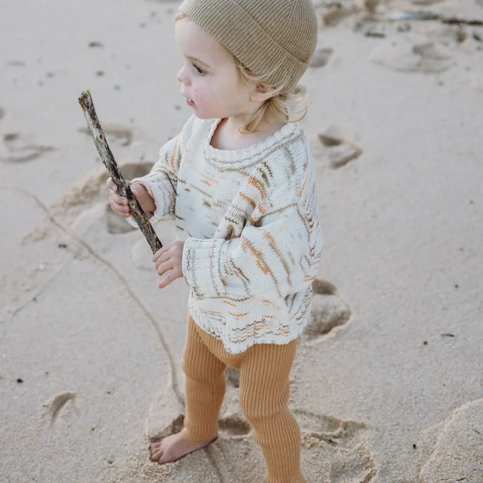 Ribbed Essential Leggings - Buttermilk