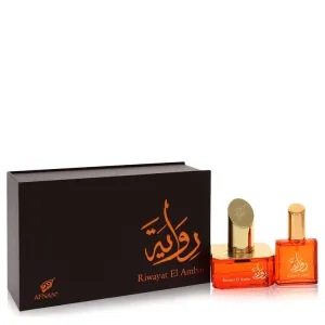 Riwayat El Ambar Eau De Parfum Spray   Free .67 oz Travel EDP Spray By Afnan