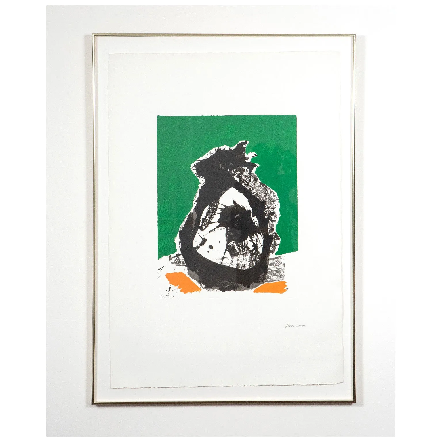 ROBERT MOTHERWELL "BASQUE SUITE #2" , 1971
