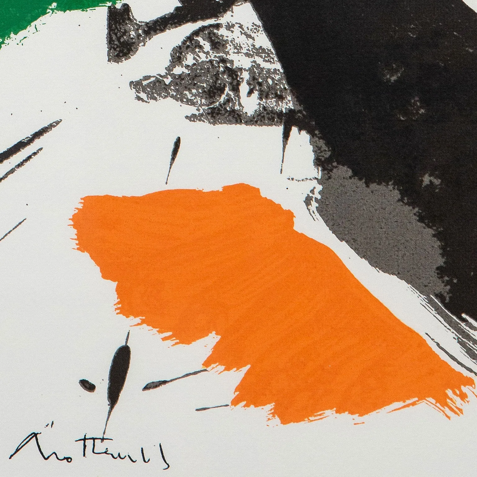 ROBERT MOTHERWELL "BASQUE SUITE #2" , 1971