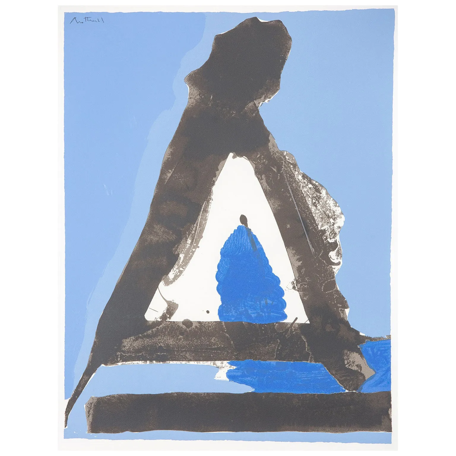 ROBERT MOTHERWELL "BASQUE SUITE #7", 1971