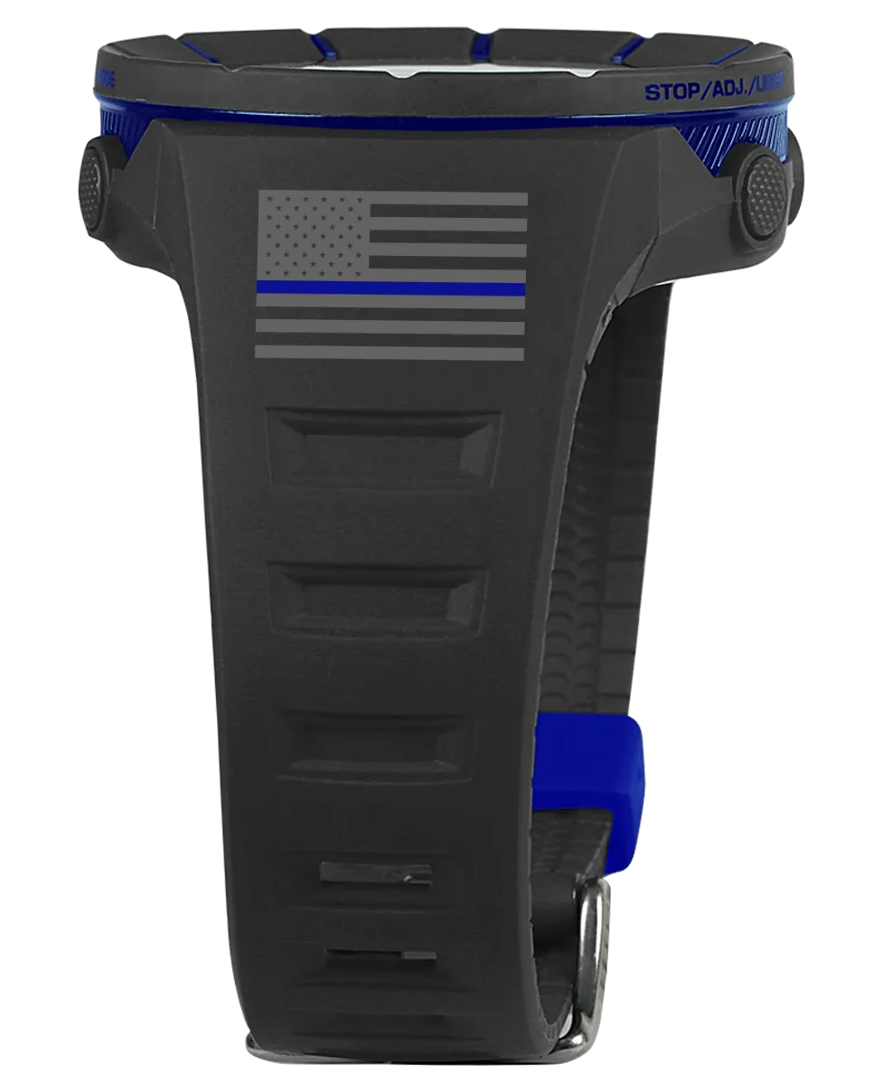 ROCKWELL THE COLISEUM FIT WATCH THIN BLUE LINE FREEDOM BLACK / BLUE