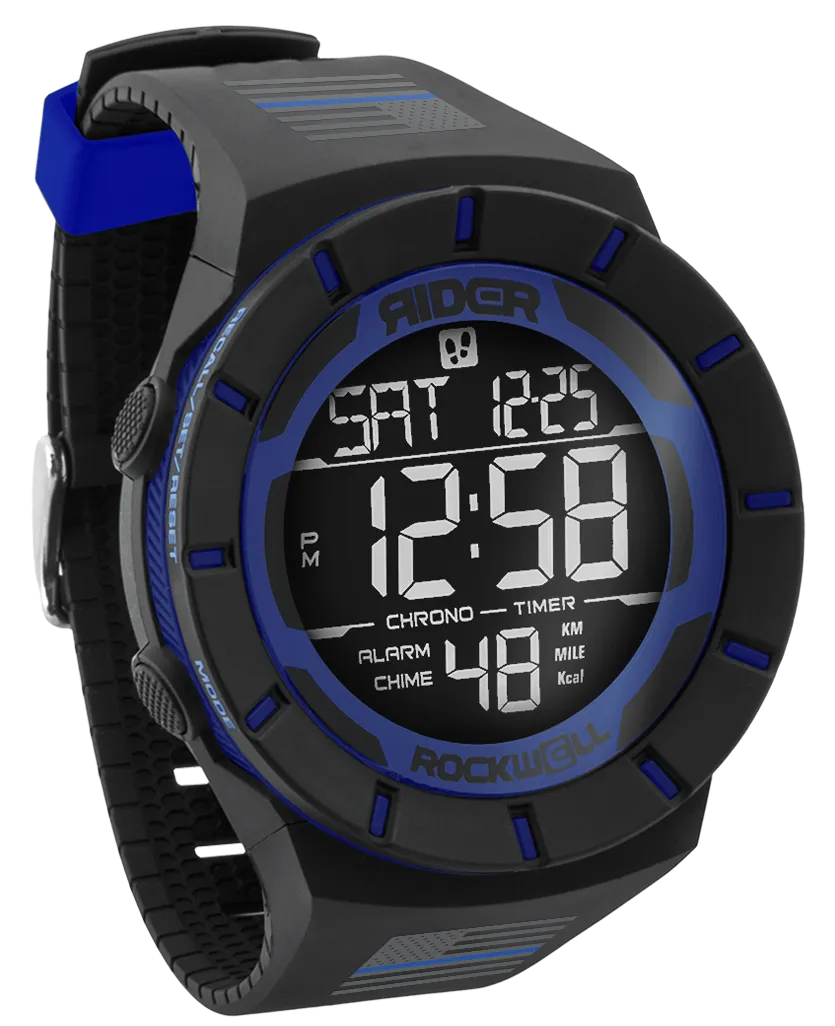 ROCKWELL THE COLISEUM FIT WATCH THIN BLUE LINE FREEDOM BLACK / BLUE