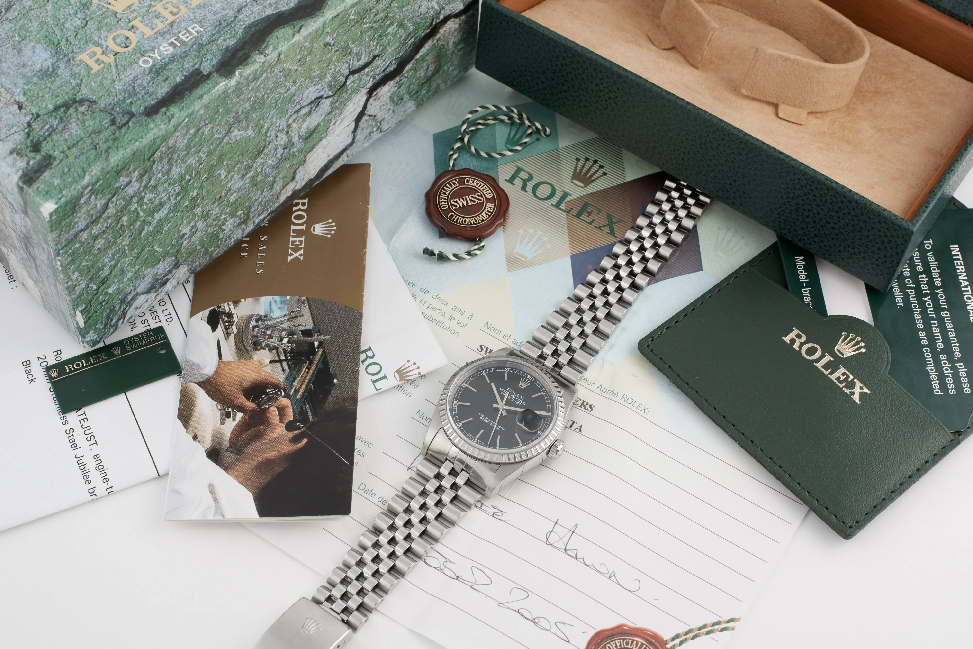 Rolex Oyster Perpetual Datejust Full Set 2005
