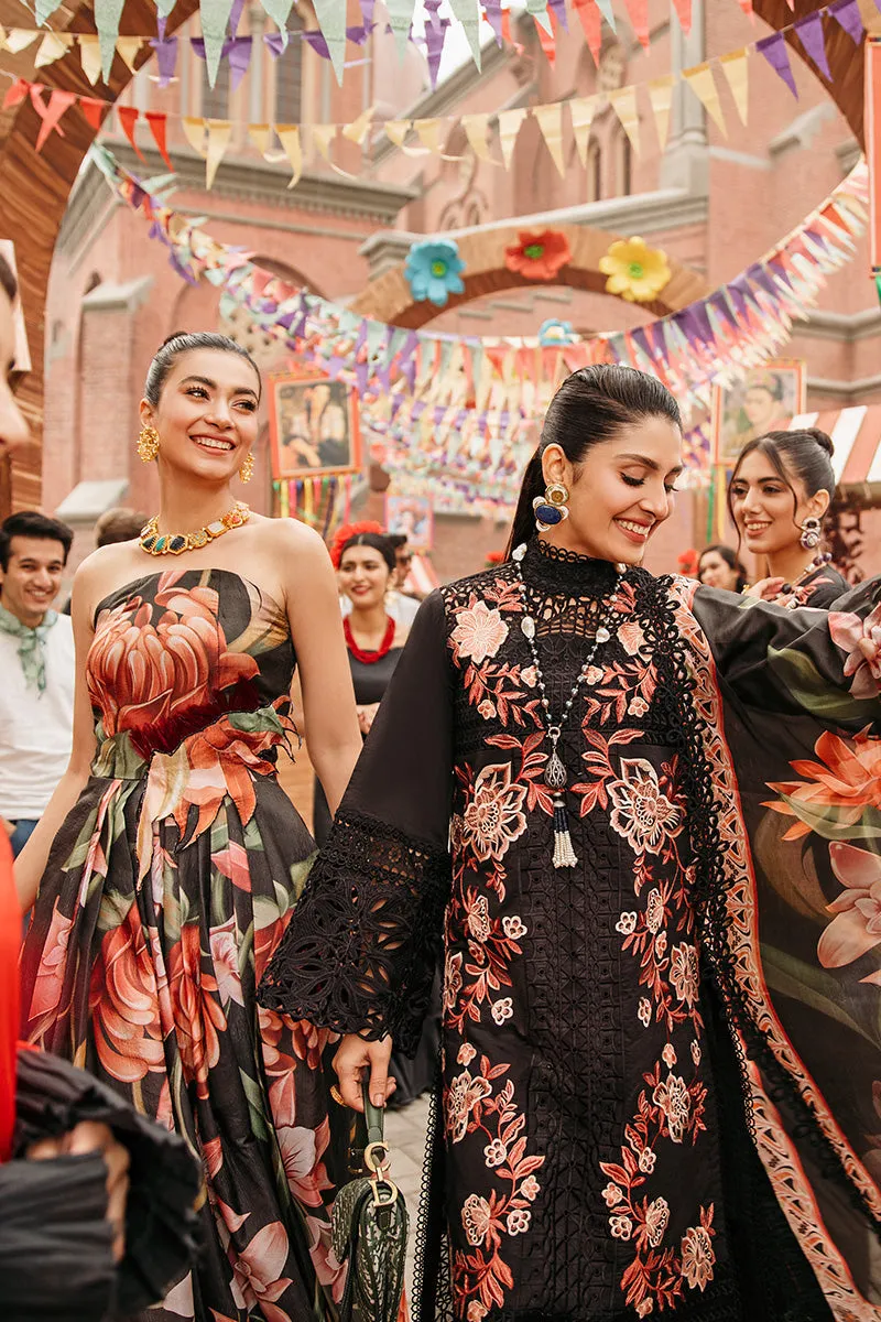 ROSA | Mushq Festival De Verano Spring '22 Collection | Unstitched Embroidered Luxury Lawn Suita
