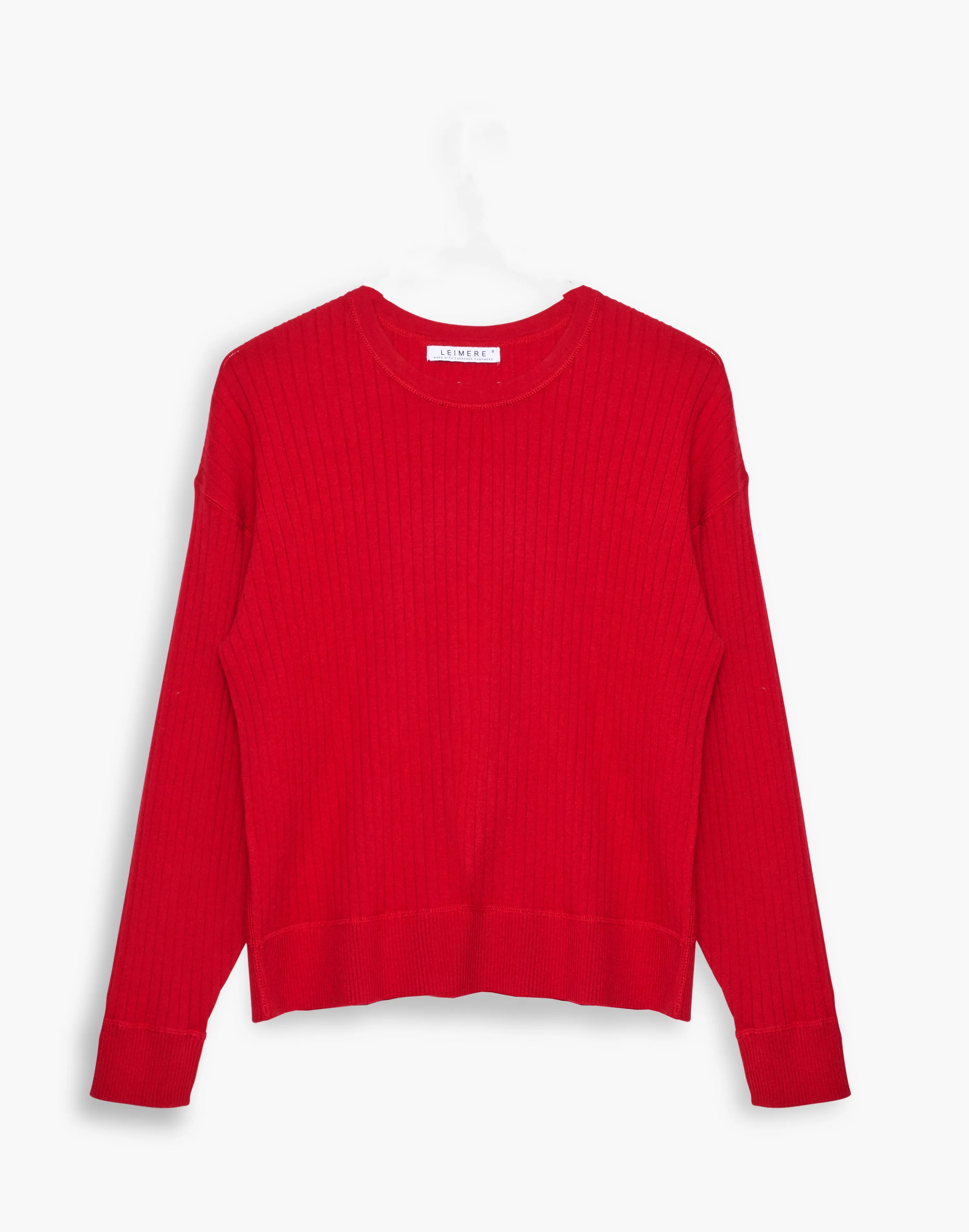 ROSEWOOD RIBBED CREW