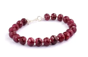 Ruby Gemstone Bracelet