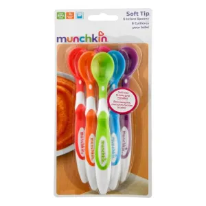 【SALE】Munchkin Soft-Tip Infant Spoon, 6 Count