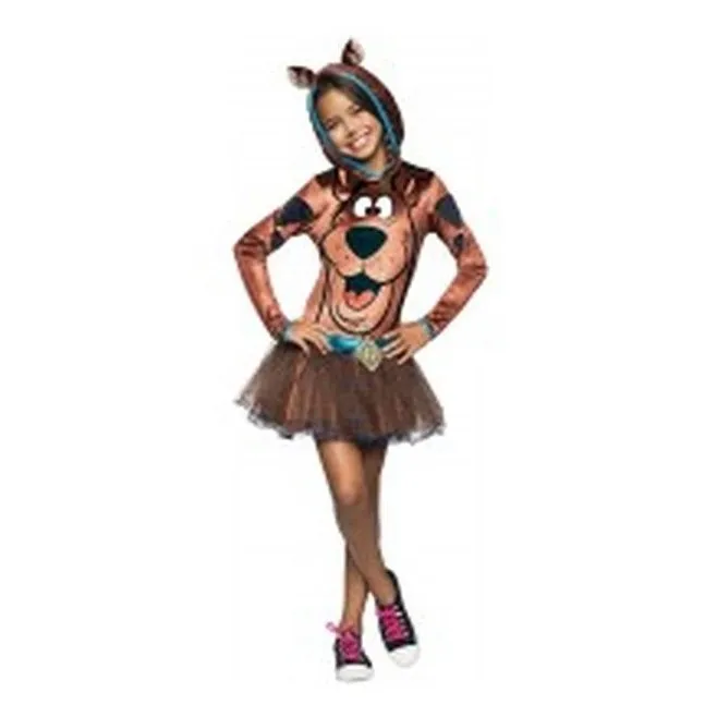 Scooby Girls Hooded Costume Size M