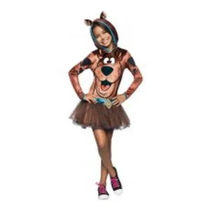 Scooby Girls Hooded Costume Size M