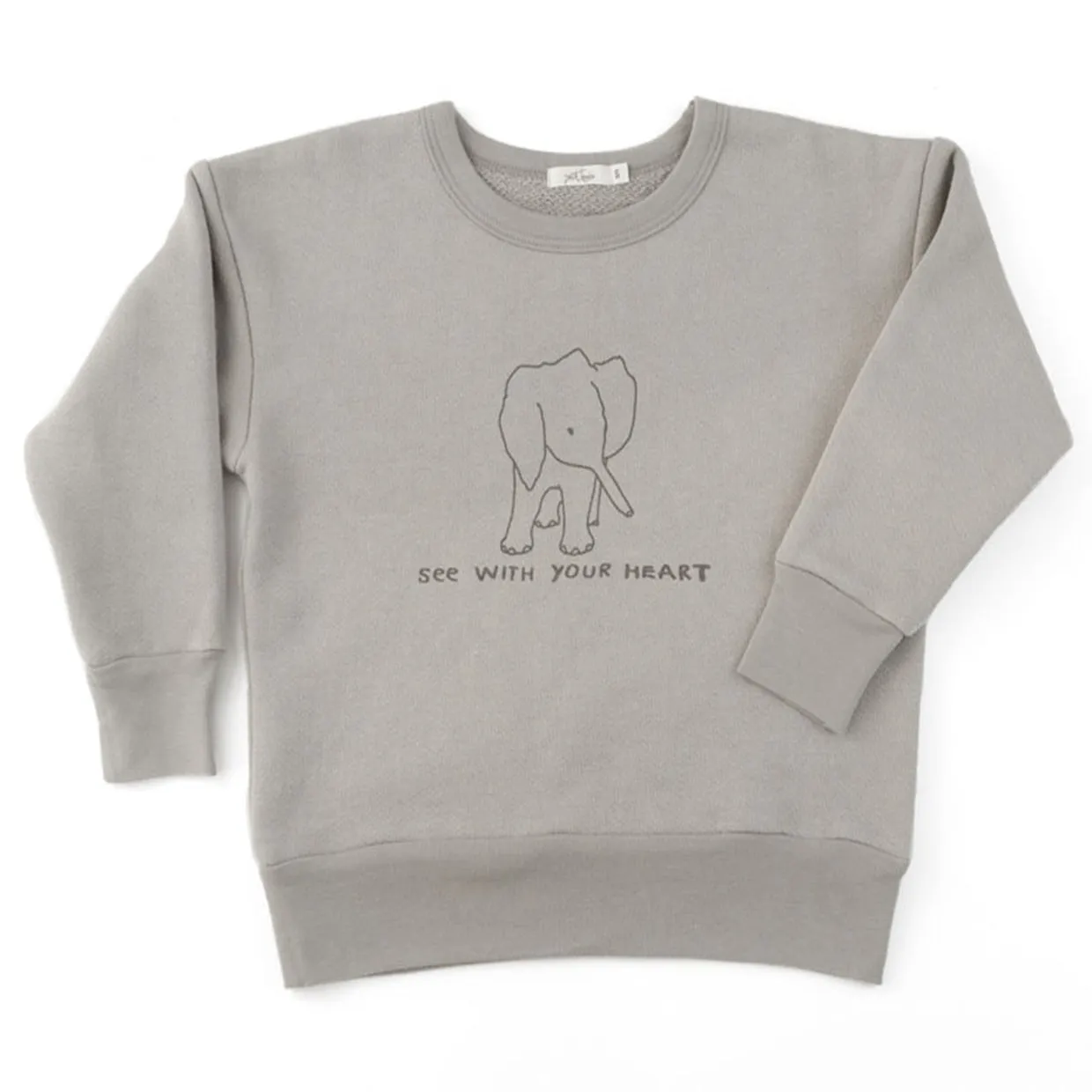 'see with your heart' pullover