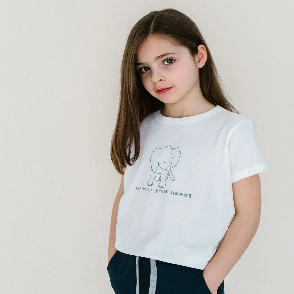 'see with your heart' tee