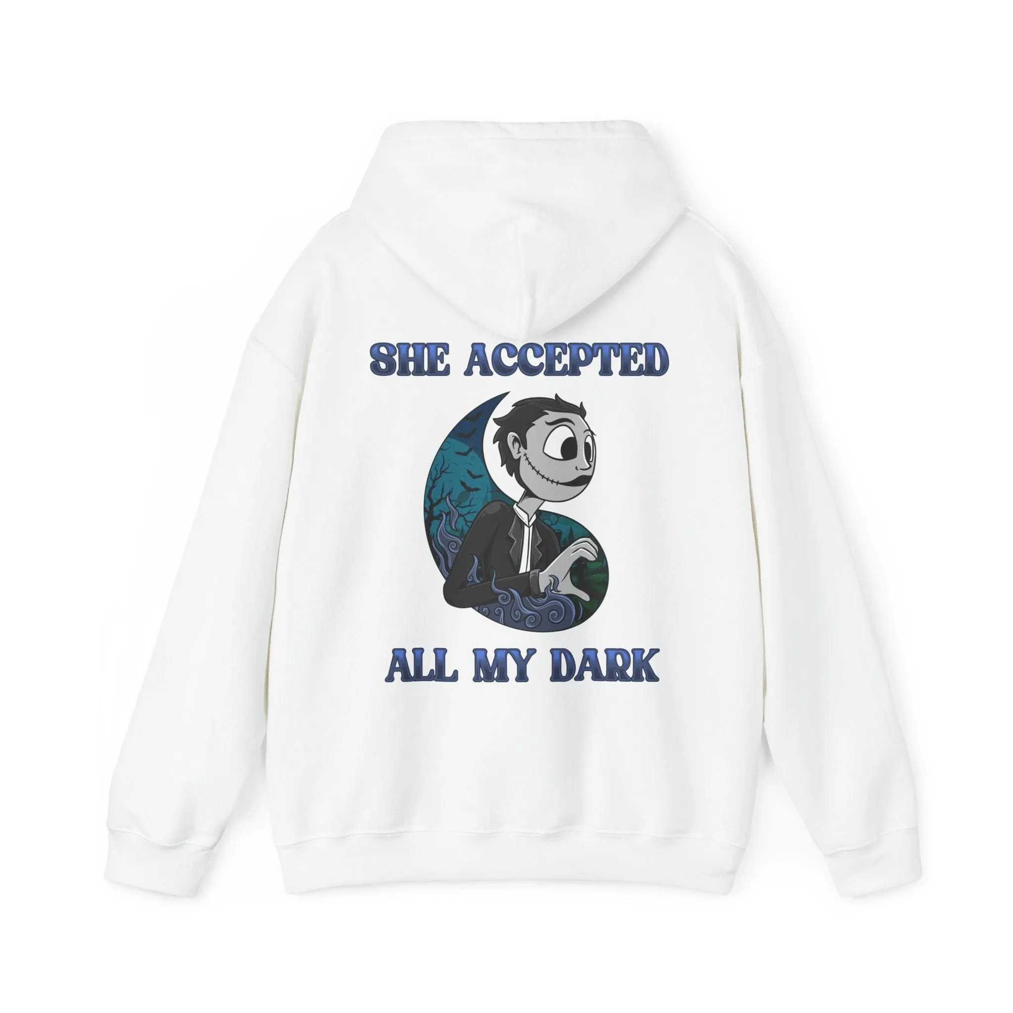 She Accepted all of my dark & He Sees all of my light Couples Hoodies