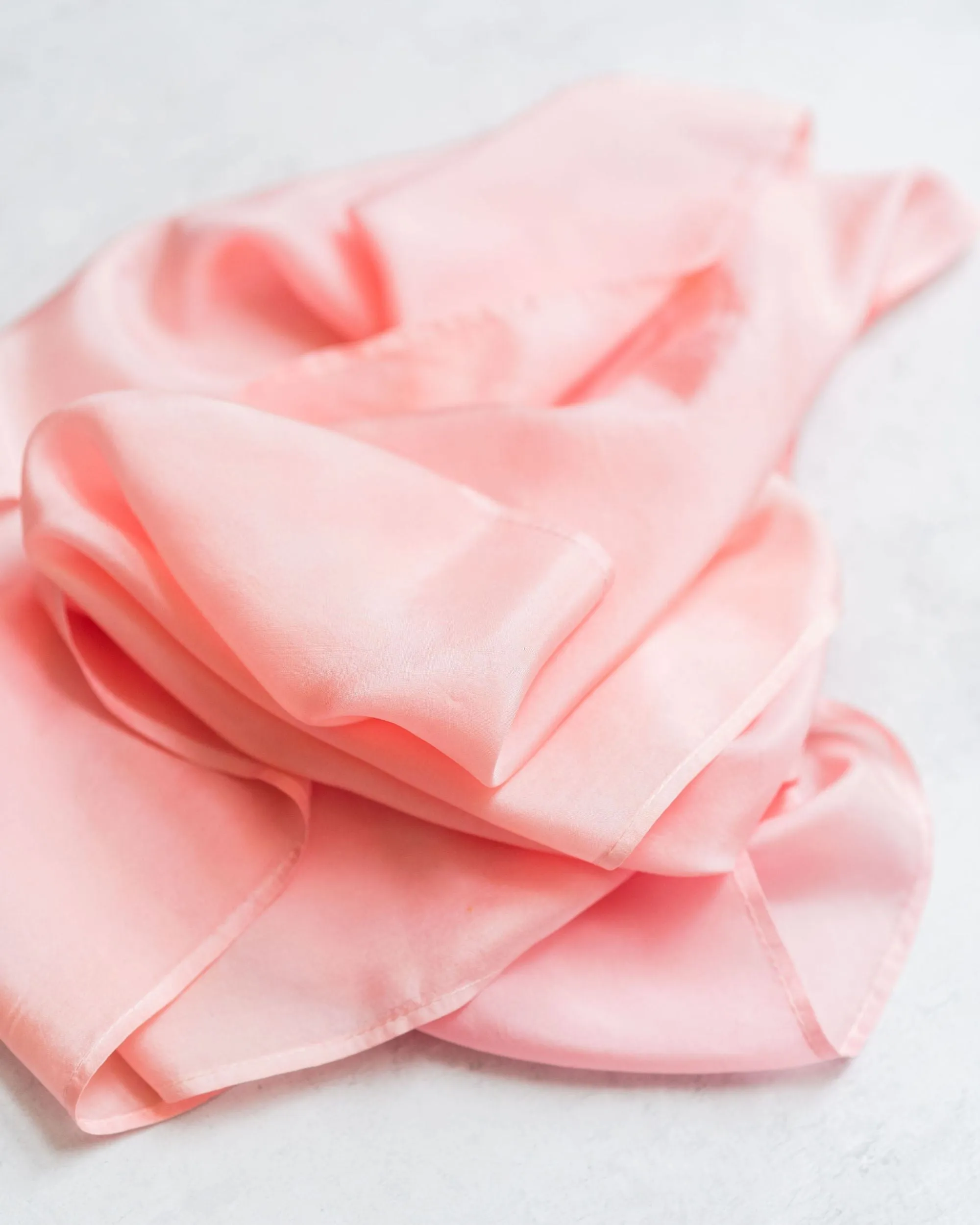 Shell Pink Silk Scarf - October