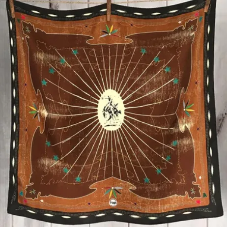 Silk Scarf Wild Rag Scarves