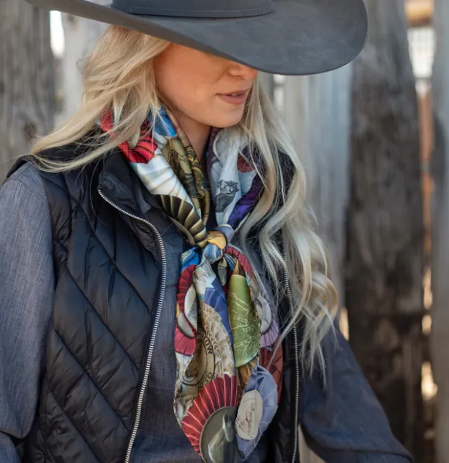 Silk Scarf Wild Rag Scarves