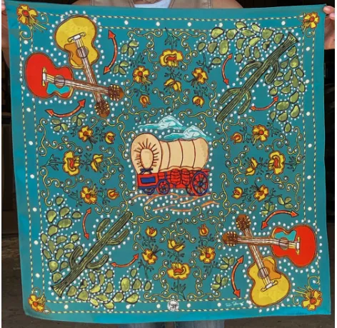 Silk Scarf Wild Rag Scarves