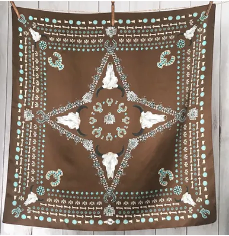 Silk Scarf Wild Rag Scarves