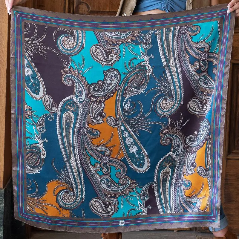 Silk Scarf Wild Rag Scarves