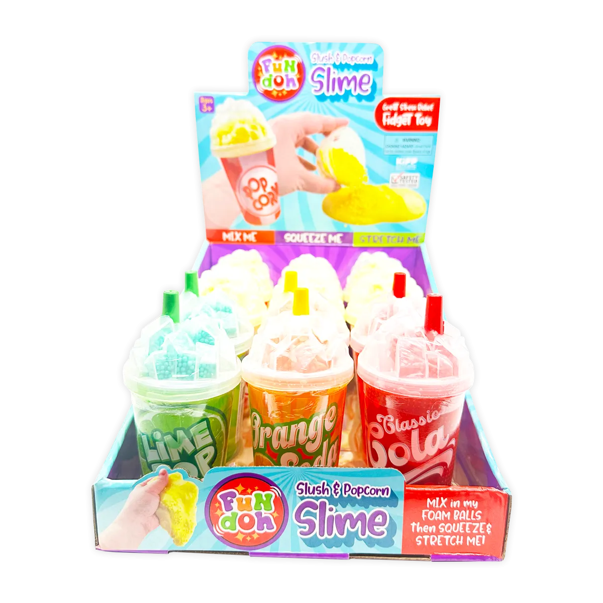 Slush and Popcorn Slime *Colors/Style Vary*
