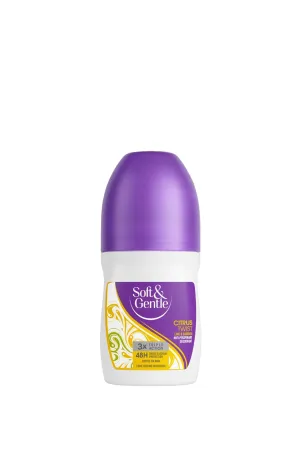 SOFT & GENTLE 48hr Antiperspirant Deodorant Roll On Citrus Twist 50ml