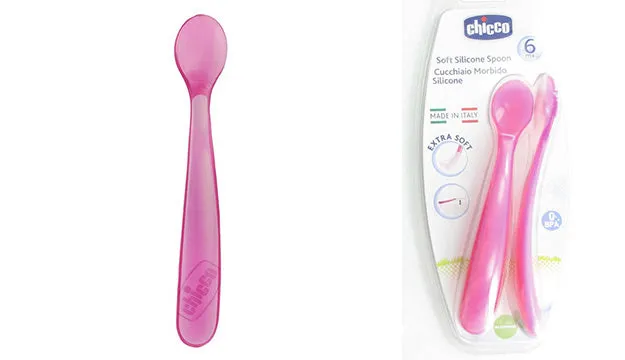 Soft Silicone Spoon 2Pcs 6M 