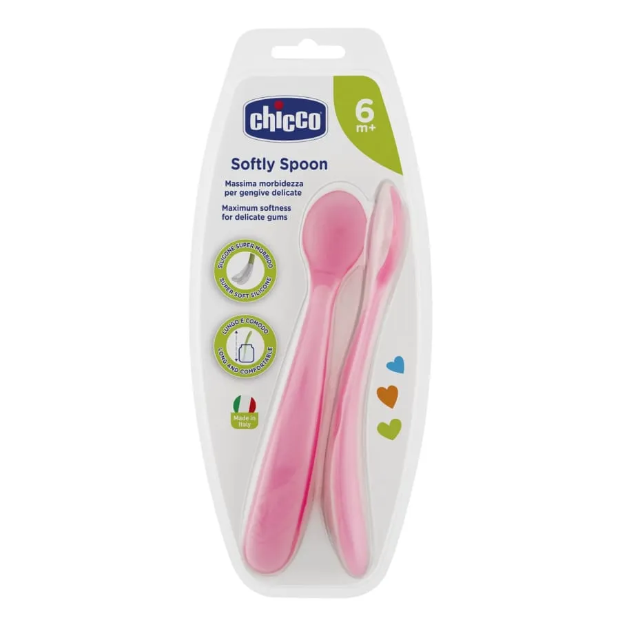 Soft Silicone Spoon 2Pcs 6M 