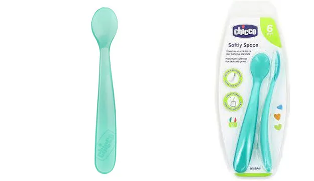 Soft Silicone Spoon 2Pcs 6M 