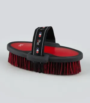 Soft-Touch Body Brush Black & Red