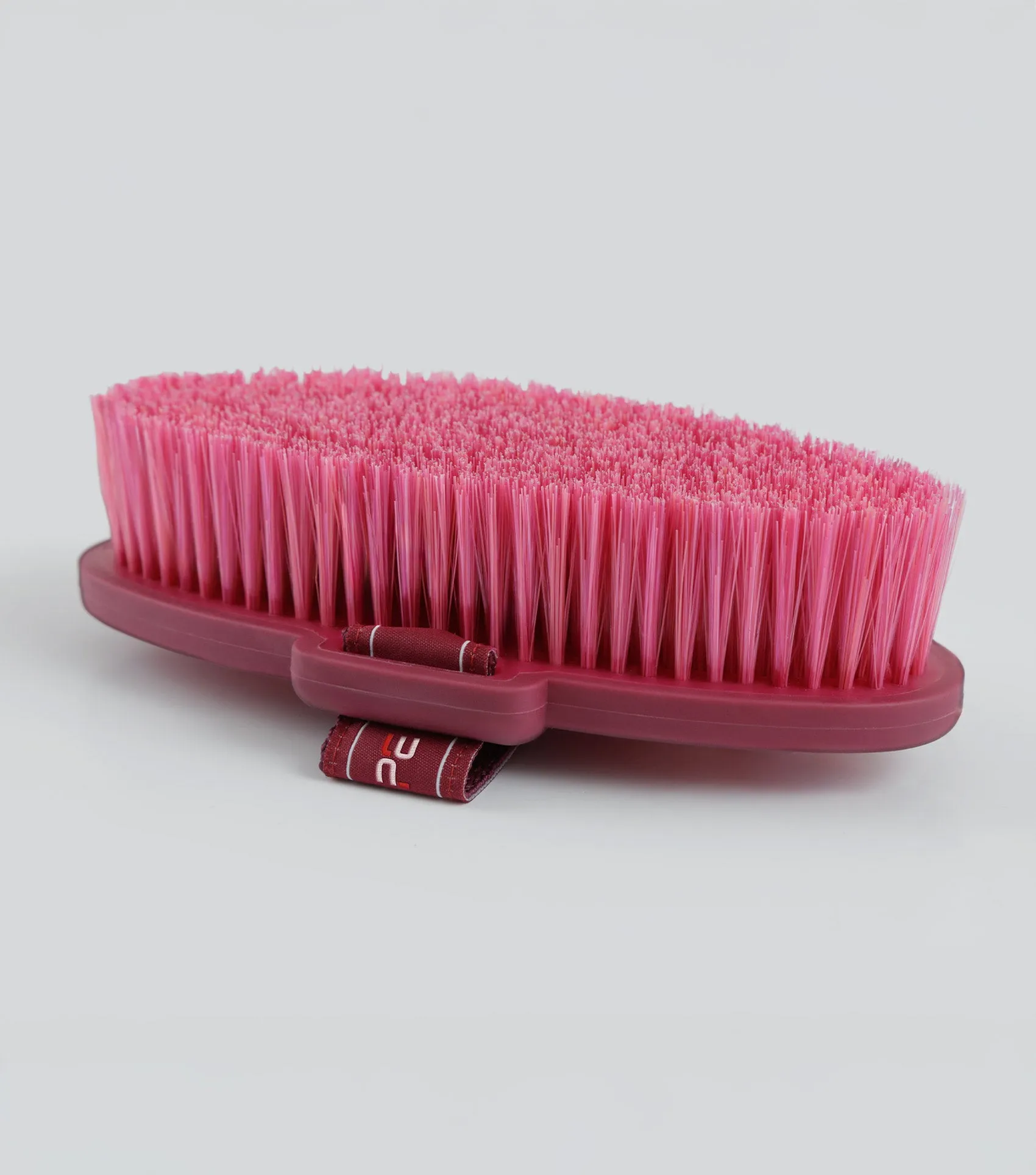 Soft-Touch Body Brush Wine & Fuchsia