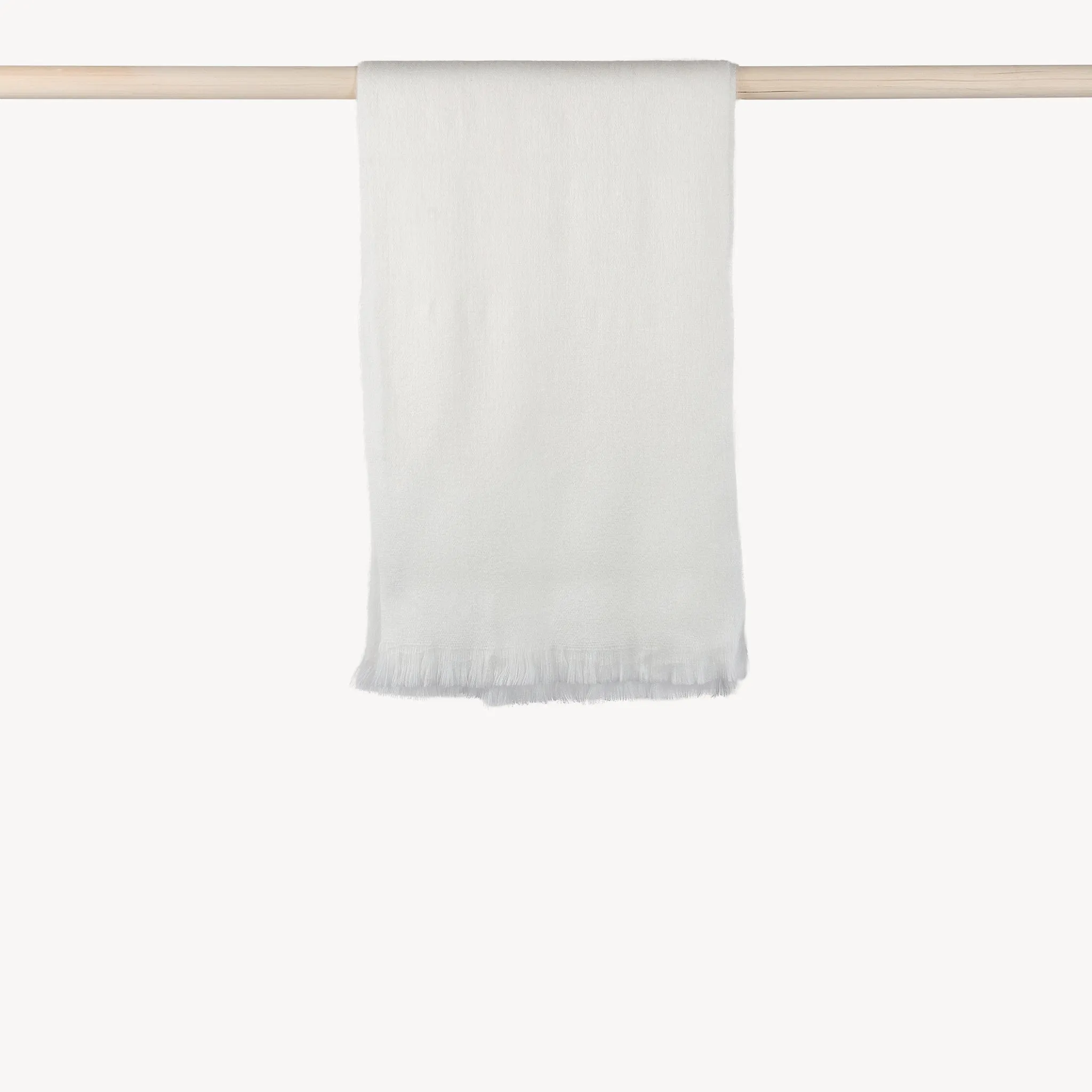 Solid Alpaca Seamless Scarf