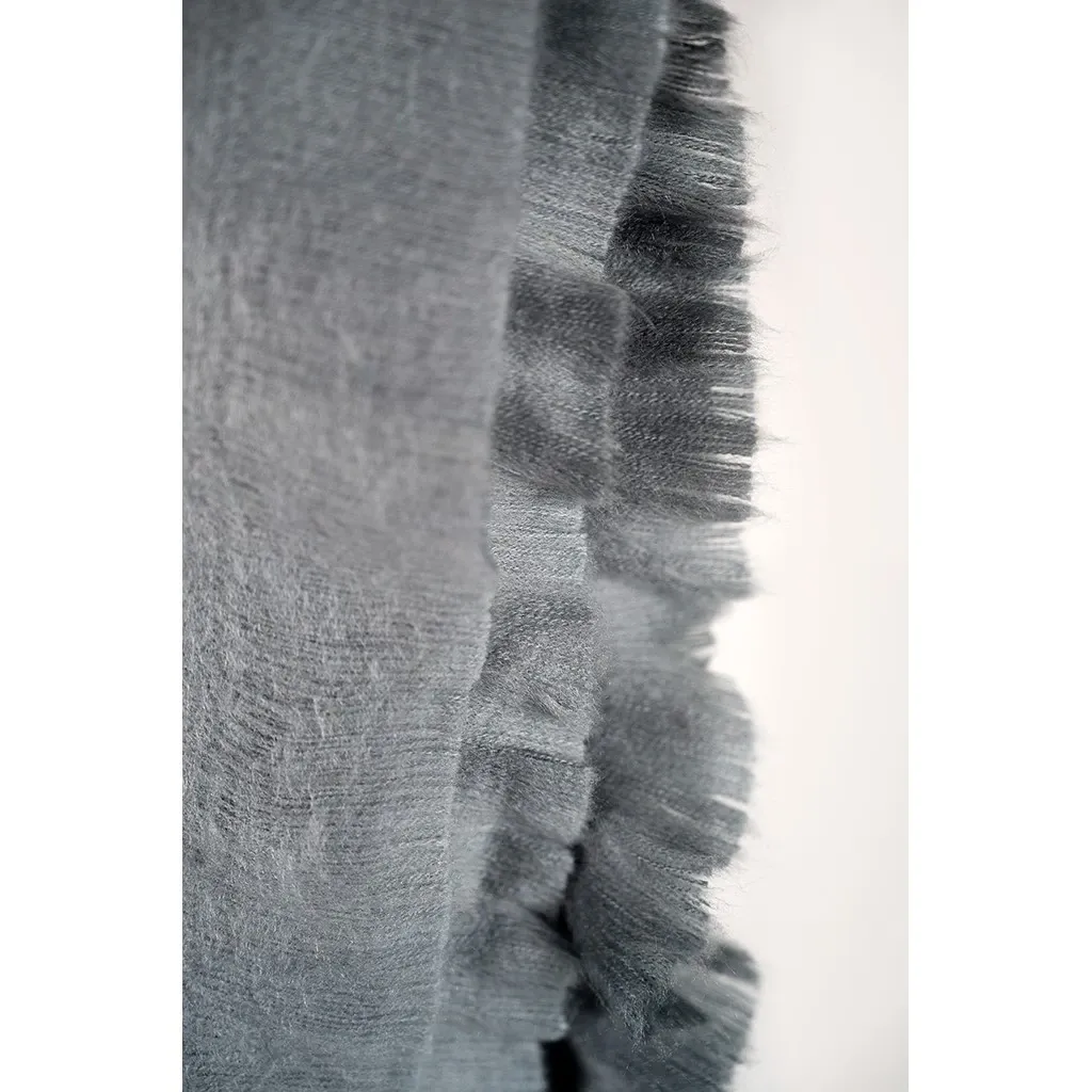 Solid Alpaca Seamless Scarf