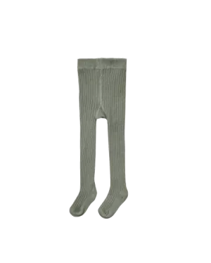 Solid Ribbed Tights