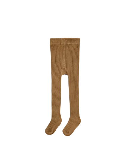 Solid Ribbed Tights