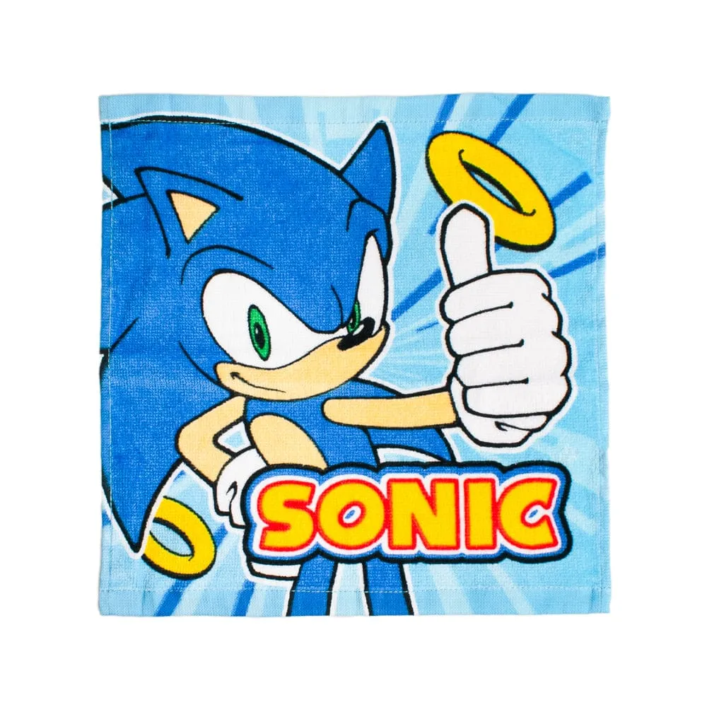 Sonic The Hedgehog Face Cloth