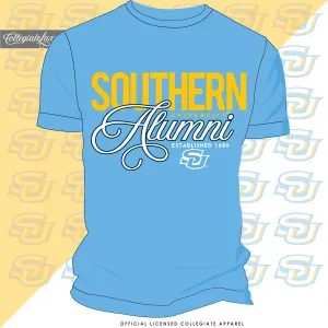 SOUTHERN Univ. | FANCY ALUMNI Columbia Blue Unisex Tees (**)