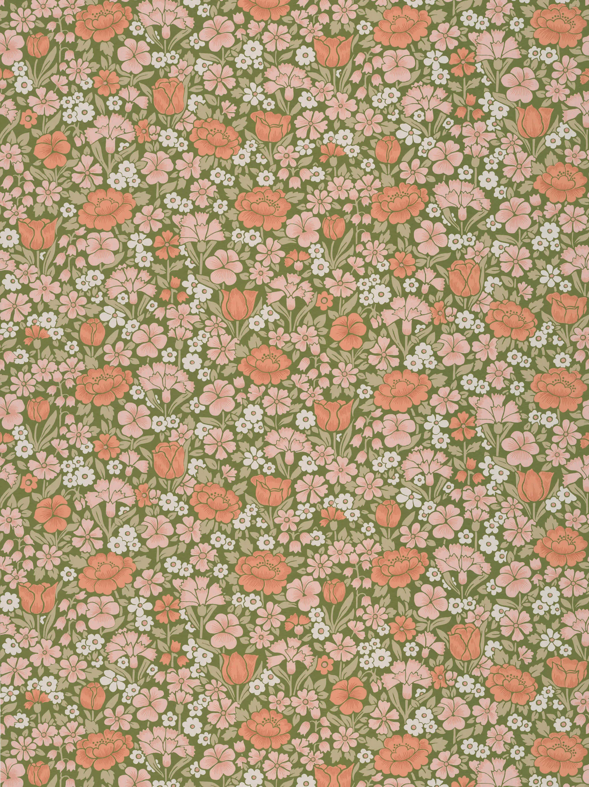 Spring Flowers Wallpaper by Little Greene