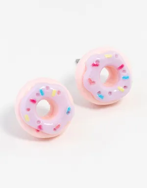 Sprinkle Doughnut Stud Earrings