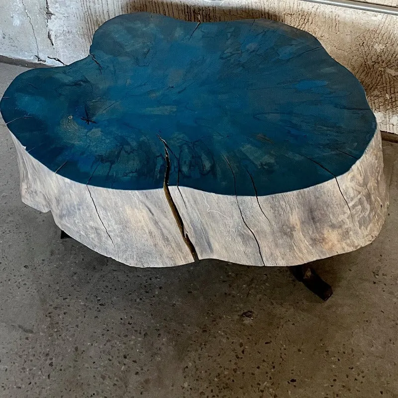 Sputnik Table | Live Edge Round Side Table